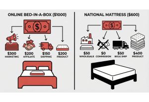 The Mattress Math: Why You Pay Double for a "Bed-in-a-Box"