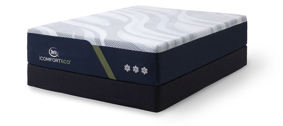 SERTA® iComfort ECO™ Latex 13.5" Plush Memory Foam Mattress - Queen