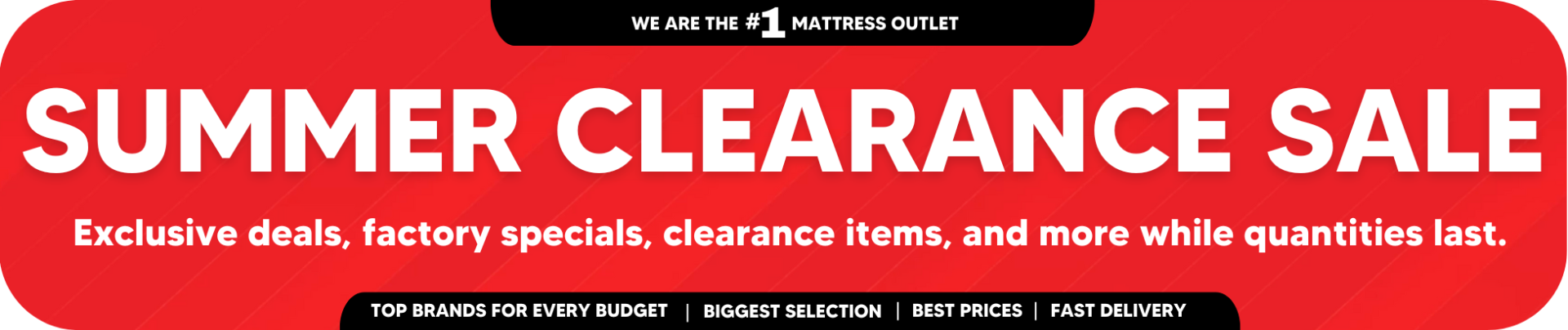 Summer Clearance Mattress Sale