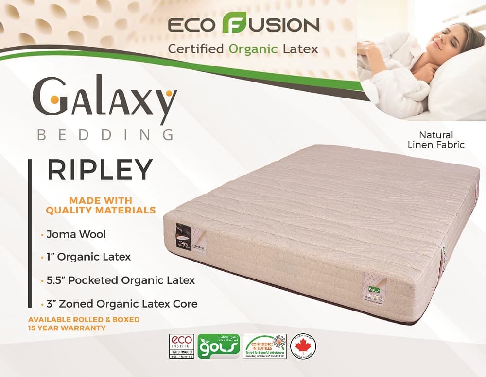 Galaxy Eco Fusion Certified Organic Latex Ripley Spec